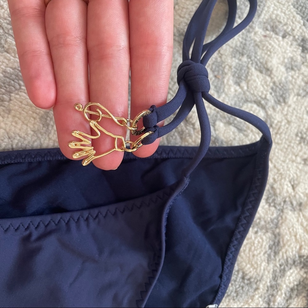 NWT Stella McCartney Navy Charm Essential Swim - Picture 11 of 12